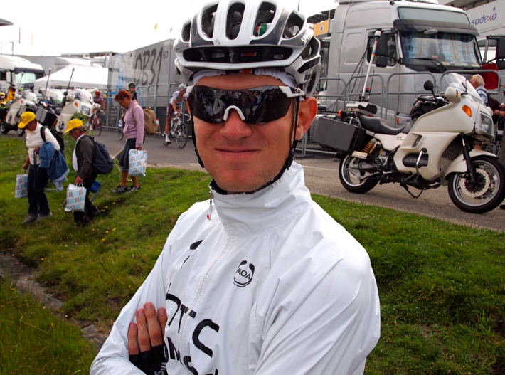Tejay Van Garderen (HTC-Highroad) after his hard ride today.