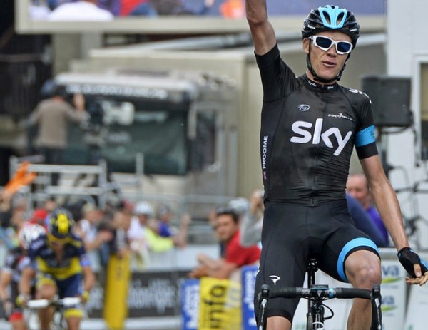 Photo: Froome sends Contador another message. 