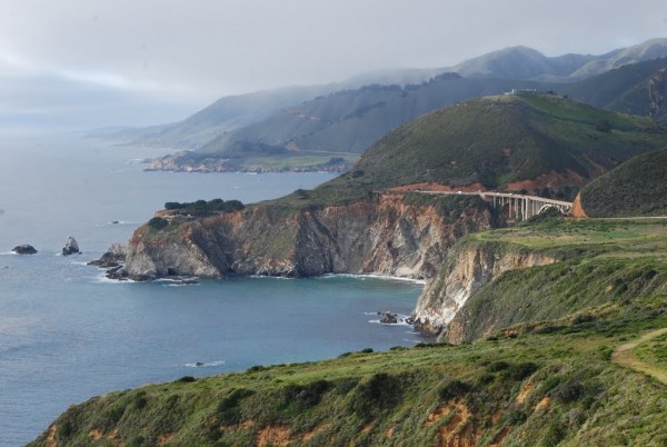 Photo: Tour comes to Monterey coastline. 