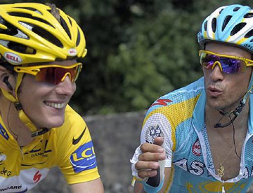 Andy Schleck threatens to retire if Contador retires.