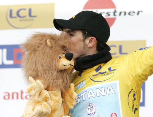 Prudhomme’s lukewarm welcome. Contador free to ride tour
